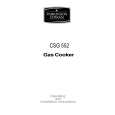 PARKINSON COWAN CSG552SVN Owners Manual